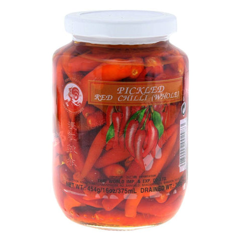 Pickled Red Chili Whole (Cock Brand) 454g