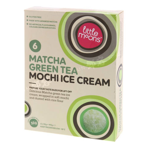 Green Tea Ice Cream Mochi 6pcs (Little Moons) 192g