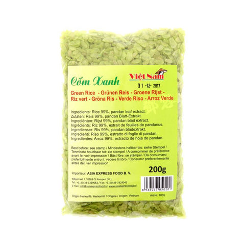 Green Rice Flakes Com Xanh (VN) 200g
