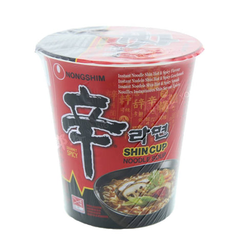 Shin Cup Noodle Soup Hot & Spicy (Nong Shim) 68g
