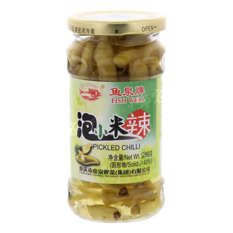 Pickled Green Chili (Fish Well) 260g