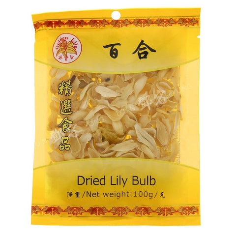 Dried Lily Bulb (Pak-Hop) (Golden Lily) 100g