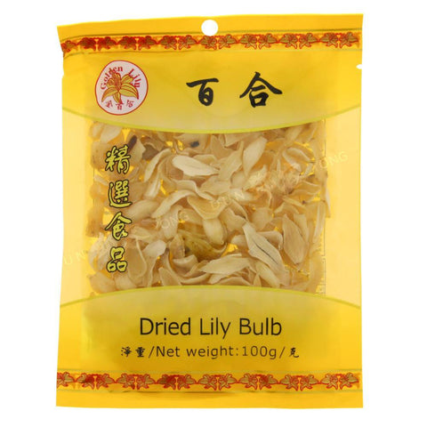 Dried Lily Bulb (Pak-Hop) (Golden Lily) 100g