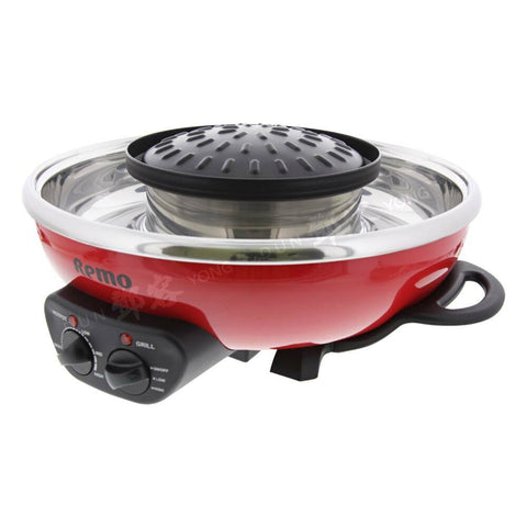 Electric Hot Pot with Korean Grill Plate 38cm (Remo)