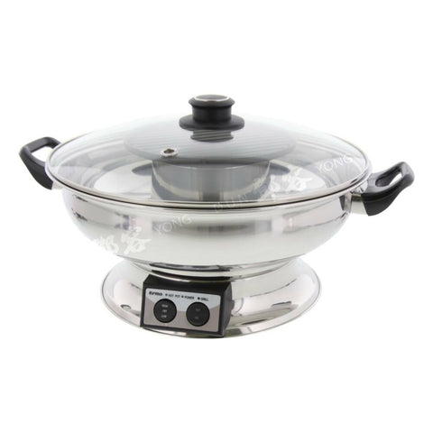 Electric Hot Pot with Grill Plate 30cm (Remo)