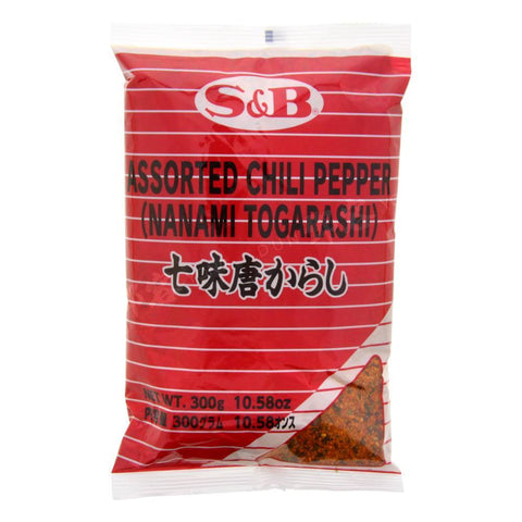 Nanami Togarashi Assortiment Chili Peper (S&amp;B) 300g