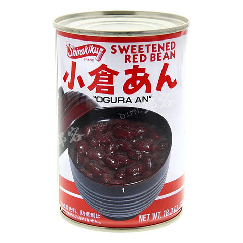 Sweetened Red Beans Ogura An (Shirakiku) 520g