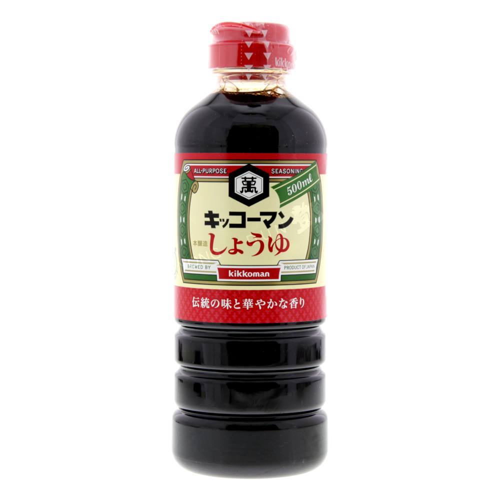 Naturally Brewed Soy Sauce (Kikkoman) 500ml – Dun Yong Webshop