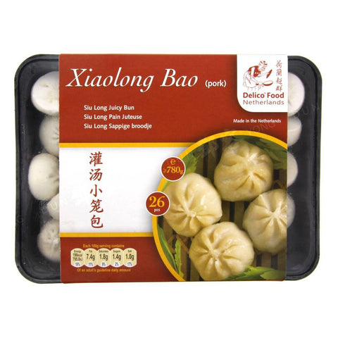 Xialong Bao Varkensvlees Dumplings 26st (Delico) 900g