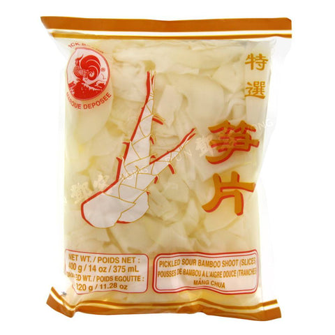 Pickled Sour Bamboo Shoot Slices (Cock Brand) 400g
