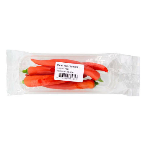 Fresh Red Chili Pepper Lombok (ES) 75g