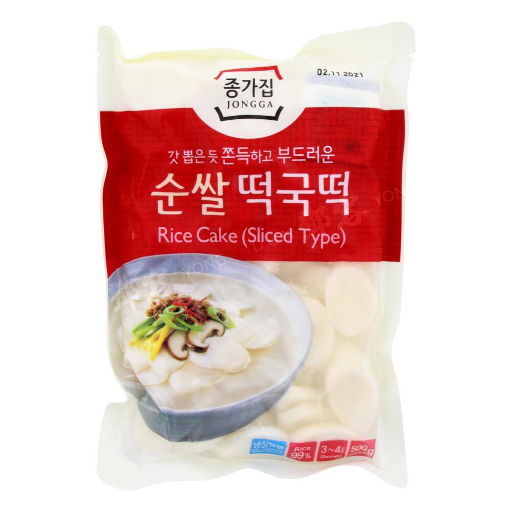 Topokki Pure Rice Cake Sliced Type (Jongga) 500g – Dun Yong Webshop