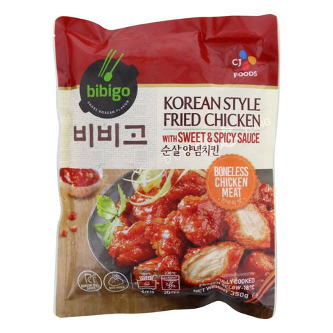 Korean Style Fried Chicken with Sweet and Spicy Sauce (Bibigo) 350g