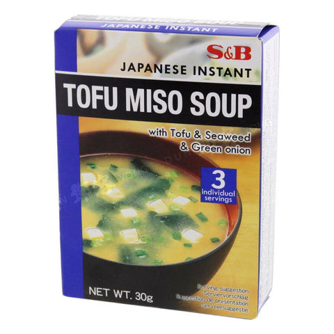 Instant Tofu Miso Soup 3pkt (S&B) 30g