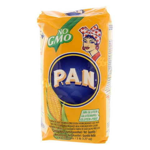 100% Pre-Cooked Yellow Corn Flour (P.A.N.) 1kg