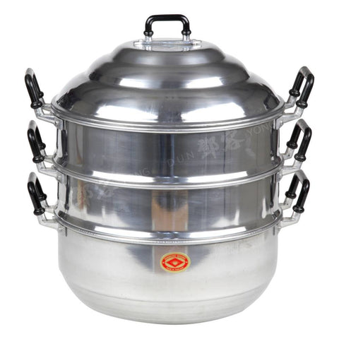 Steam Pot Bapao Steamer Aluminum 40cm (Diamond)